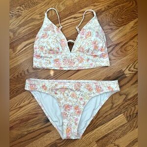 Billabong Day Dreamin bikini v-neck cami and low rider bottoms